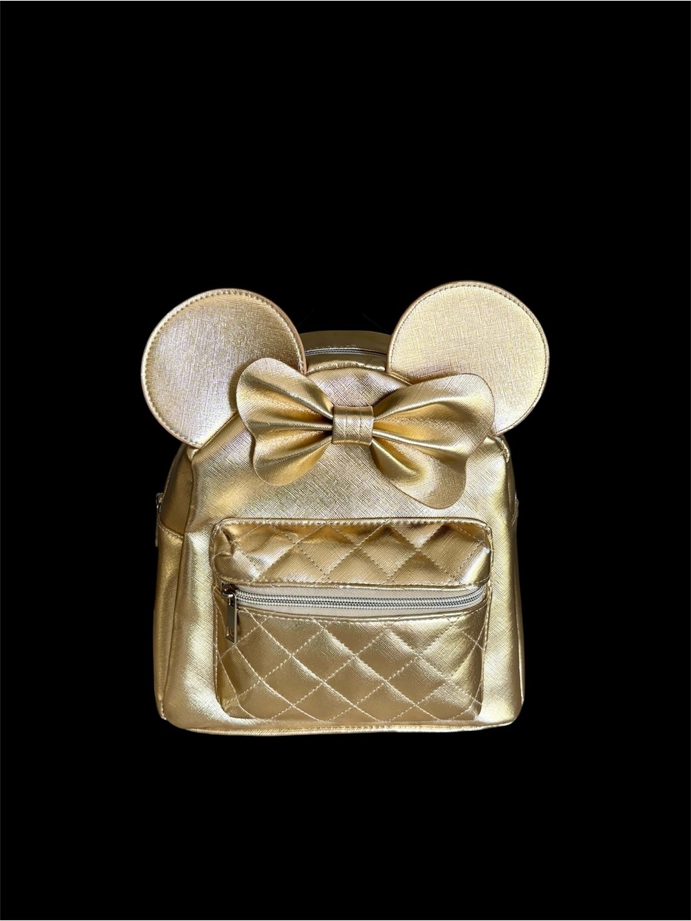 Minnie Mouse Disney Gold Backpack by Bioworld Great Shape